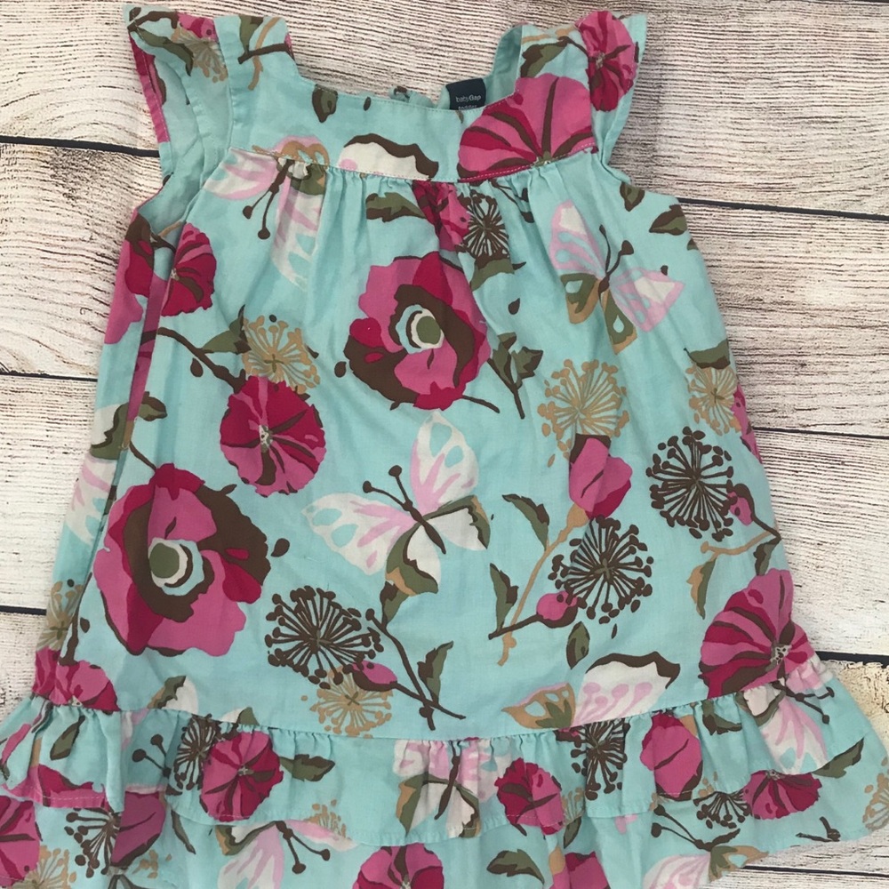 EEUC 2T Baby Gap Floral Dress